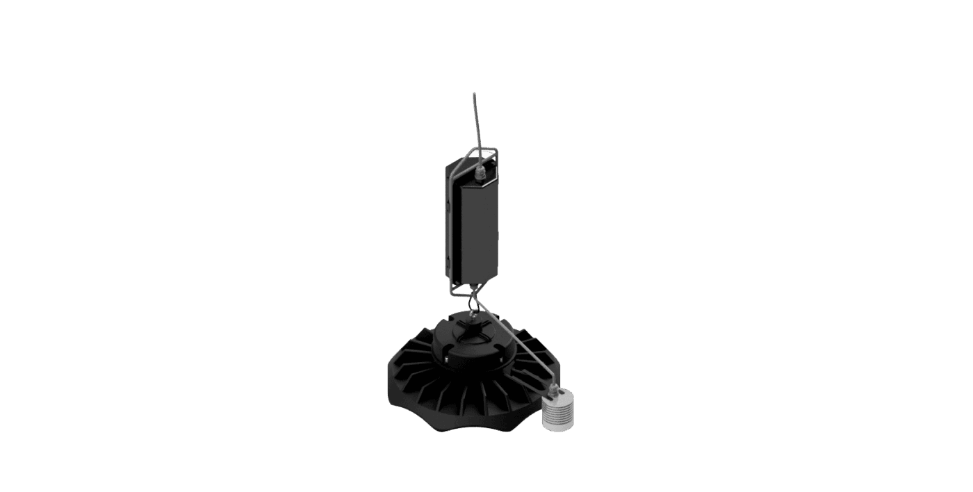 ROBUS R7EMLST 7W High-bay Emergency Pack With Downlight 1000lm LiFePO4 Self Test, 6500K