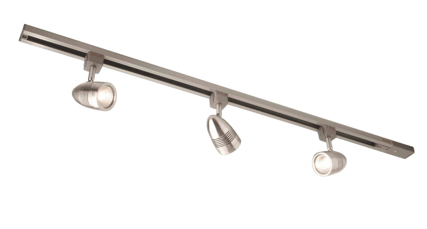 ROBUS, ACORN 50W track kit, IP20, 1m, Brushed Chrome