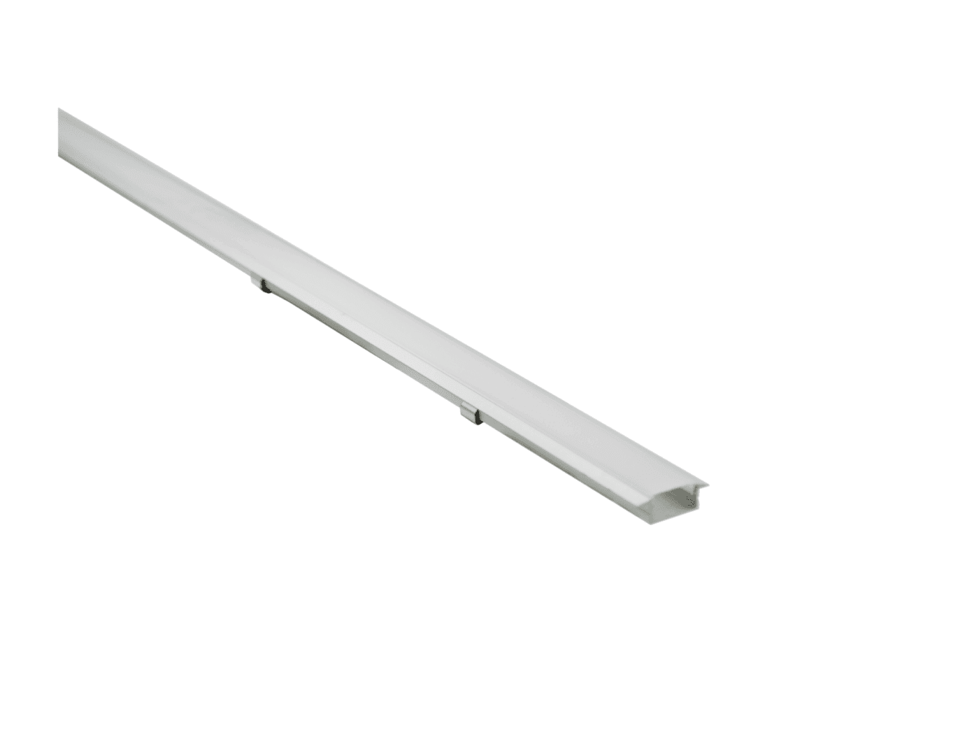 ROBUS, Recessed Extrusion, 9.6mm Depth, 16mm Inner Width, Aluminium, 2m Long