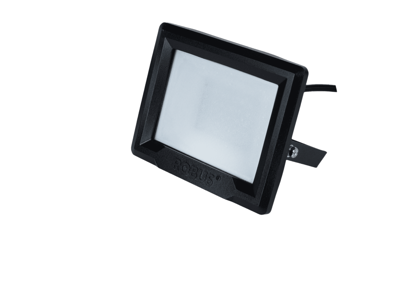 ROBUS, HILUME 30W LED Flood Light, IP65, Black, 4000K, c/w 1m Flex